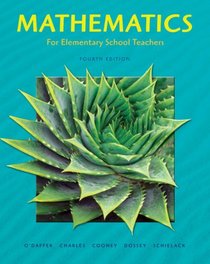 Mathematics for Elementary School Teachers (4th Edition) (MathXL Tutorials on CD Series)