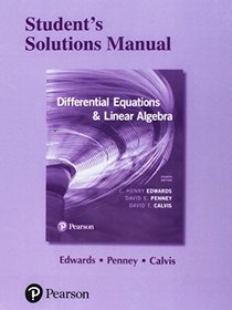 Students' Solutions Manual for Differential Equations and Linear Algebra