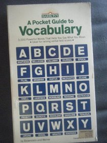 Pocket Guide to Vocabulary
