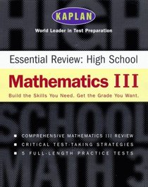 Kaplan Essential Review: HighSchool Mathematics III