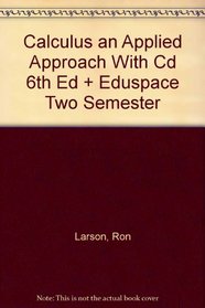 Calculus An Applied Approach 6th Edition