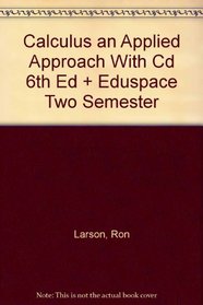 Calculus An Applied Approach 6th Edition