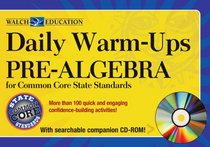 Daily Warm-ups Pre-Algebra for Common Core State Standards