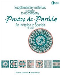 Supplementary Materials t/a Puntos de Partida: An Invitation to Spanish 5/e