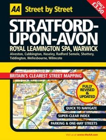 AA Street by Street: Stratford-Upon-Avon: Royal Leamington Spa, Warwick