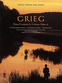 Music Minus One Piano: Grieg Piano Concerto in A minor, op. 16 (Book & CD)