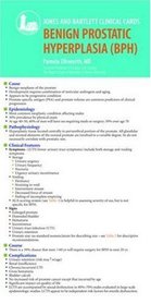 Jones & Bartlett Clinical Card: Benign Prostatic Hyperplasia (BPH) (Jones and Bartlett Clinical Cards)