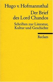 Der Brief des Lord Chandos. (Lernmaterialien)