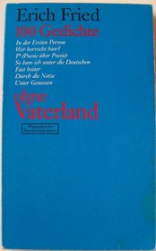 100 Gedichte ohne Vaterland (Wagenbachs Taschenbucherei ; 44) (German Edition)