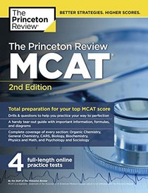 The Princeton Review MCAT, 2nd Edition (Graduate School Test Preparation)