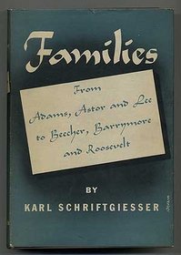 Families (Essay index reprint series)