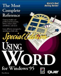 Using Word for Windows 95 (Using ... (Que))