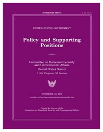 Plum Book: U.S. Government Policy and Supporting Positions: Salaries for over 7,000 Federal Civil Service Positions