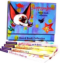 Skippy Jon Jones (4 Board Book Collection, 1-2-3, Color Crazy, Shape Up, Up & Down)