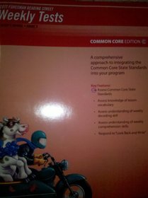 Weekly Tests, Teacher's Manual, Grade 5, COMMON CORE EDITION (Scott Foresman Reading Street)