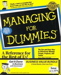 Managing for Dummies / Marketing for Dummies (2 Book Set)