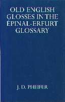 Old English glosses in the pinal-Erfurt glossary;