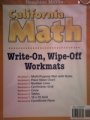 California Math Write-On, Wipe-Off Workmats (California Math)