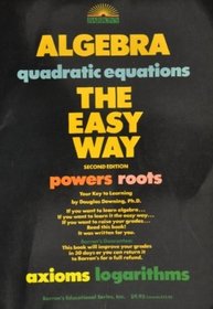 Algebra, the Easy Way (Algebra the Easy Way)