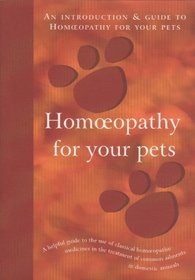 Homoeopathy for Your Pets