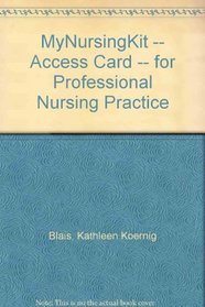 MyNursingKit Student Access Code Card for Professional Nursing Practice