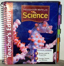 Houghton Mifflin Science Teachers Edition Unit E & F