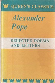 Selected Poems and Letters of Alexander Pope