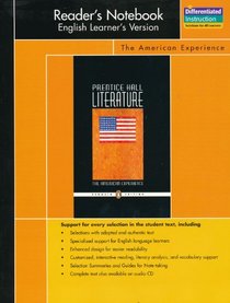 Prentice Hall Literature, The American Experience [Penguin Edition]: Reader's Notebook (English Learner's Version)