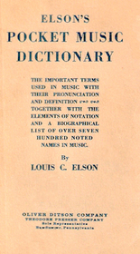 Pocket Music Dictionary