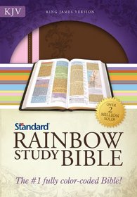 King James Version-DuoTone (Brown/Pink) (Standard Rainbow Study Bible)