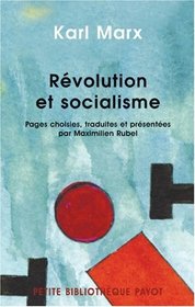 Rvolution et socialisme