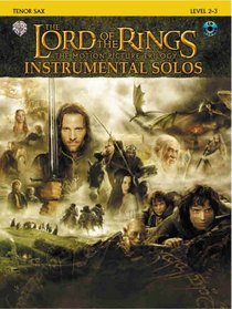 Lord of the Rings Instrumental Solos: Tenor Sax (Book & CD)
