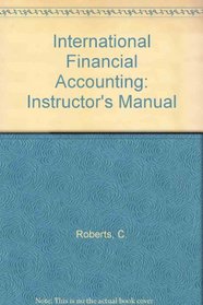 International Financial Accounting: Instructor's Manual