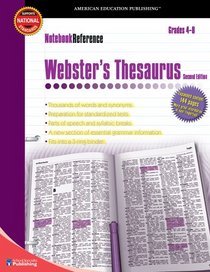 Notebook Reference Webster's Thesaurus: Second Edition (Notebook Reference)