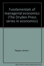 Fundamentals of managerial economics