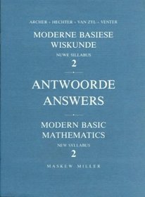 Modern Basic Mathematics / Moderne Basiese Wiskunde: Bilingual Answers: STD 2 / Tweetalige Antwoorde: St 2 (Mathematics: Modern Basic Mathematics / Moderne ... Wiskunde) (Afrikaans and English Edition)