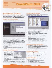Microsoft PowerPoint 2000 Quick Source Guide
