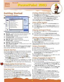 Microsoft PowerPoint 2003 Quick Source Guide