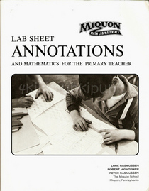 Miquon Math Lab Series: Lab Sheet Annotations