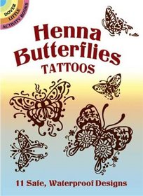 Henna Butterflies Tattoos (Dover Little Activity Books)