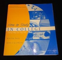 How to STUDY IN COLLEGE (Special Ninth Edition)