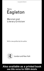 Marxism and Literary Criticism (Routledge Classics)