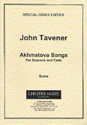 John Tavener: Akhmatova Songs (Score) (Music Sales America)