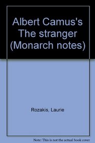 Albert Camus's The stranger (Monarch notes)
