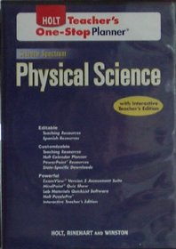 Holt Physical Science, Teacher's One Stop Planner