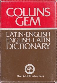 Collins Gem Latin Dictionary: Latin English English Latin