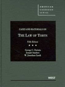 Cases and Materials on the Law of Torts, 5th