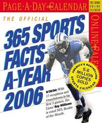 The Official 365 Sports Facts-A-Year Calendar 2006