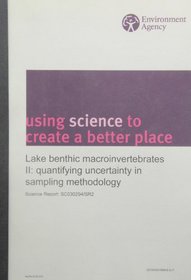 Lake Benthic Macroinvertebrates II: Quantifying Uncertainty in Sampling Methodology: SRA2