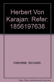 Herbert Von Karajan: Refer: 1856197638